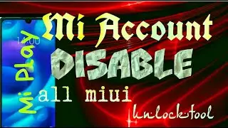Xiaomi Mi play забыл учетную запись mi / Lotus ( Отключить ) #unlocktool #Teknisihaohao