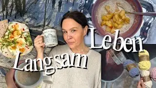 Die Kunst ein langsames & langweiliges Leben zu leben. Weekly Vlog. Krank, Schnee in München.