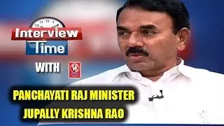 Interview Time With Telangana Panchayati Raj Minister Jupally Krishna Rao | V6 News