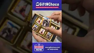 Customize birthday chocolate | GiftNChoco #chocolate #birthday #customized #shorts #youtube #gift