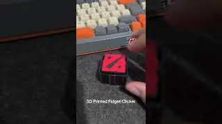 3D Printed Fidget Clicker. #3dprinting #3d #3dprint #dota2 #minecraft