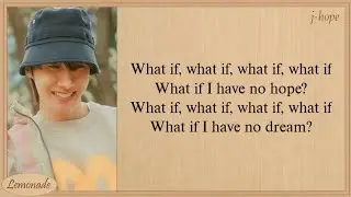 j-hope what if (dance mix with JINBO the SuperFreak) Easy Lyrics