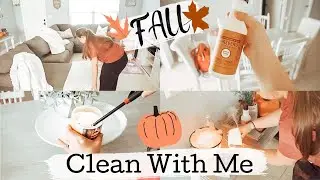 FALL CLEAN WITH ME 2019 | SAHM SPEED CLEANING MOTIVATION | ALL DAY CLEANING & LAUNDRY ROUTINE