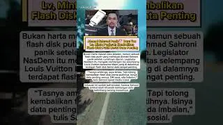 Ahmad Sahroni Minta Kembalikan Flashdisk Putih Miliknya #beritaterkini #viralvideo #fyp