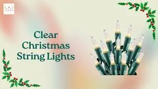 Clear Christmas String Lights: The Perfect Holiday Glow! 🌟🎁-Market Mingle