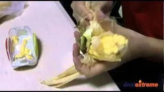 Corn Cob Kernel Cutter Stripper Remover With Holder - DealExtreme