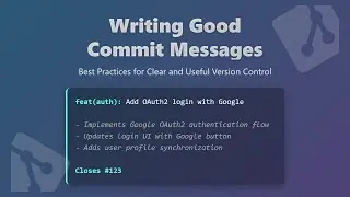 Git Commit Messages: Best Practices for Clear Communication & Collaboration