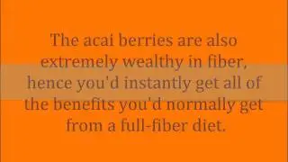 Side Effect of Acai Berries Antioxidants