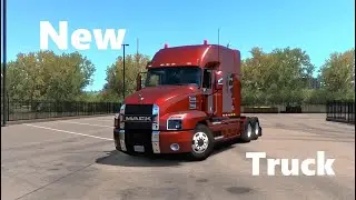 ATS 1.37 - Mack Anthem Showcase, Customization and Gameplay [NEW TRUCK]