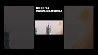 long march 4c launches testing satellite 🛰️#space #rocket #china #cnsa #amezing #shorts