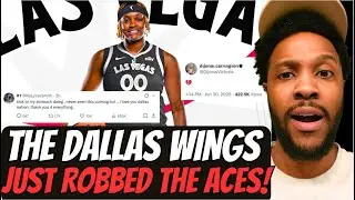 DALLAS WINGS JUST ROBBED THE ACES AFTER TRADING NALYSSA SMITH FOR A FIRST ROUND PICK!