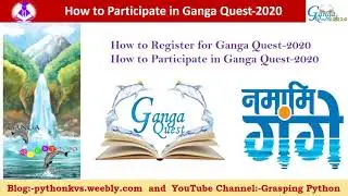 Ganga Quest 2020 | Registration in Ganga Quest-2020 | # GangaQuest2020