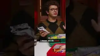 The moment British taste buds met Lunchables Pizza. It wasn't pretty! 🤯 See the unfiltered Ameri...