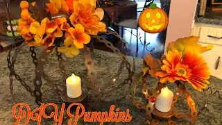 Fall Diy Pumpkins Made With Perforated Hanger Strap 2019