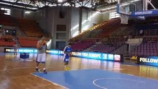 U20 Men First shots. Diamantakos and Poulianitis