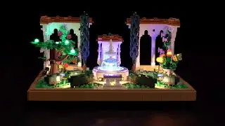 BrickBling Light Kit for LEGO Icons Fountain Garden 10359