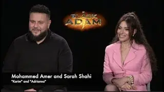 Mohammed Amer And Sarah Shahi Talk About Turning Darkness Into Light For Black Adam