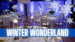 WINTER WONDERLAND 40TH BIRTHDAY PARTY IDEAS| EVENT PLANNING| DIY MARQUEE NUMBERS| CIRCLE BACKDROP