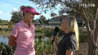 Lexi Thompson Round 2 Interview 2018 QBE Shootout