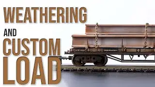 Weathering Model Railway | Hornby Bogie Bolster A Custom Steel Load