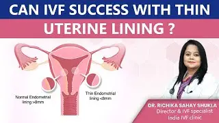Can IVF Success With Thin Utrine Lining ?  Dr. Richika Sahay Shukla | India IVF