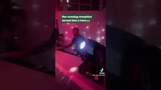 @DJAndyWhitby turned out wedding reception into a rave 🙌🙌