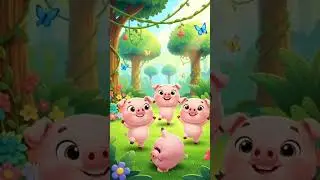 Oink Oink Piggies! 🐷🎶 Cute Jungle Song for Kids
