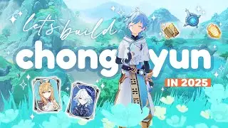 building chongyun, 5 years later (escoffier freeze!) 🍦&middot;˚✦ cozy genshin impact gameplay