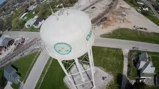 Axis Flying Manta 3.5inch FPV drone Diving the town Water Tower!