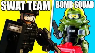 I built LEGO SWAT Team BOMB SQUAD Units...