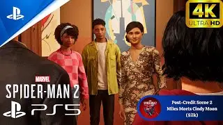 Marvel's Spider-Man 2 Post-Credit Scene 2 : Miles Meets Cindy Moon (Silk) | PS5 4K 60FPS