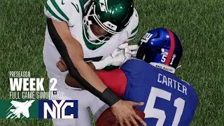 Jets vs. Giants | Madden NFL 25 Simulation | 2025 Preseason Week 2