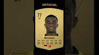 Youssoufa Moukoko - Official Rating VS Potential Future Rating #like #subscribe