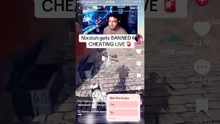 NIXSTAH GOT BANNED!!&rsquo;nn⚠️⚠️⚠️⚠️ WARNING if you cheat this will ruin your whole life!!&rsquo; 🤣 #nixstah