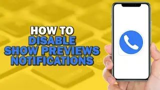 How To Disable Show Previews Notifications On Zangi (Quick Tutorial)
