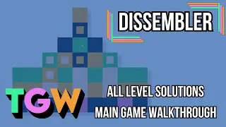 Dissembler - 100% Main Game Walkthrough / All Level Solutions