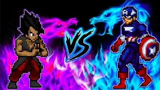 🤯ALL JUS BLACK OP VS CAPTAIN AMERICA OP IN JUMP FORCE MUGEN