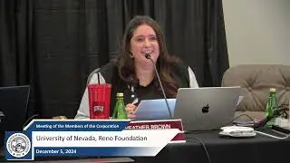 NSHE Board of Regents University of Nevada, Reno Foundation: 12/05/24