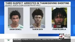 VIDEO: 3 arrested in connection with North Charleston Thanksgiving Day shooting