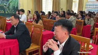 Hội nghị trao quyết định Hiệu trưởng trường THCS Đồng Quang 2025