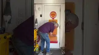 Printing and installing 60  Shell Gas Pump sticker   Made with Clipchamp