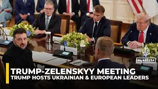Мирные переговоры по Украине: Трамп встречается с европейскими лидерами в Белом доме