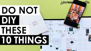 10 Things NOT to DIY for Your Wedding