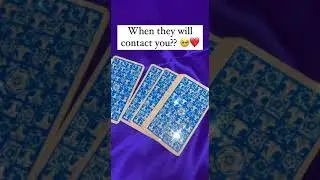 When they will contact you | Tarot Card Reading | Make Me Pure #Short