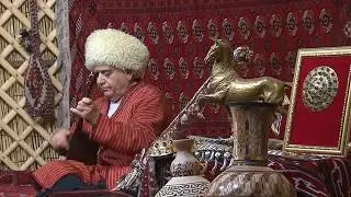 Turkmen music.Game on dutar-Hos GalIndi/Туркменская музыка.Игра на дутаре - Hos Gal Indi