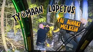 Työmaan lopetus tai ainaki melkein se loppu | John Deere 1070g