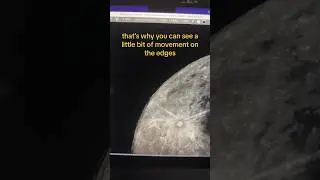 The Moon through my telescope #astronomy #telescope #moon