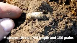 Metal Detecting Fired Civil War Bullets in Missouri