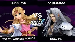 GGxC 22 - SUGOI Ven (Zelda) Vs OD Blueboo (Sephiroth) - Top 32 - Winners Round 1