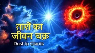Stellar Evolution Explained in Hindi | Journey of Stars from Dust to Cosmic Giants